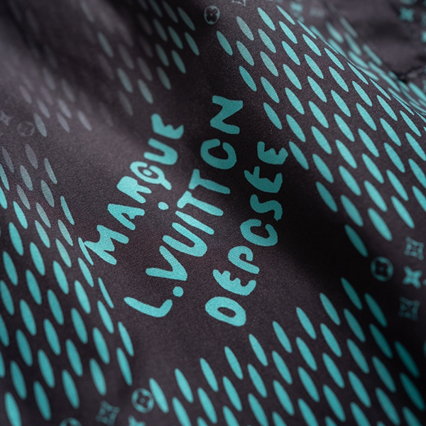 ブランドハーフパンツ素材ディテール